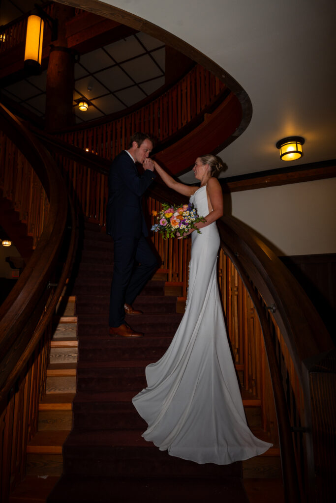 Many Glacier Hotel Staircase