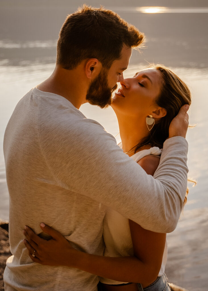 lake mcdonald engagement photos